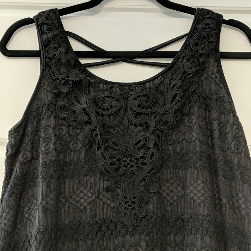 Lace Crotchet Tank Top
